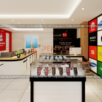 Thiết kế shop Mobile Khánh Hưng